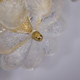 Ernst Palme brass floral wall lamps