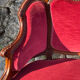 Louis XV style bench in Walnut, 19th century period