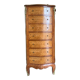 Rosewood weekly and curved marquetry on all three sides