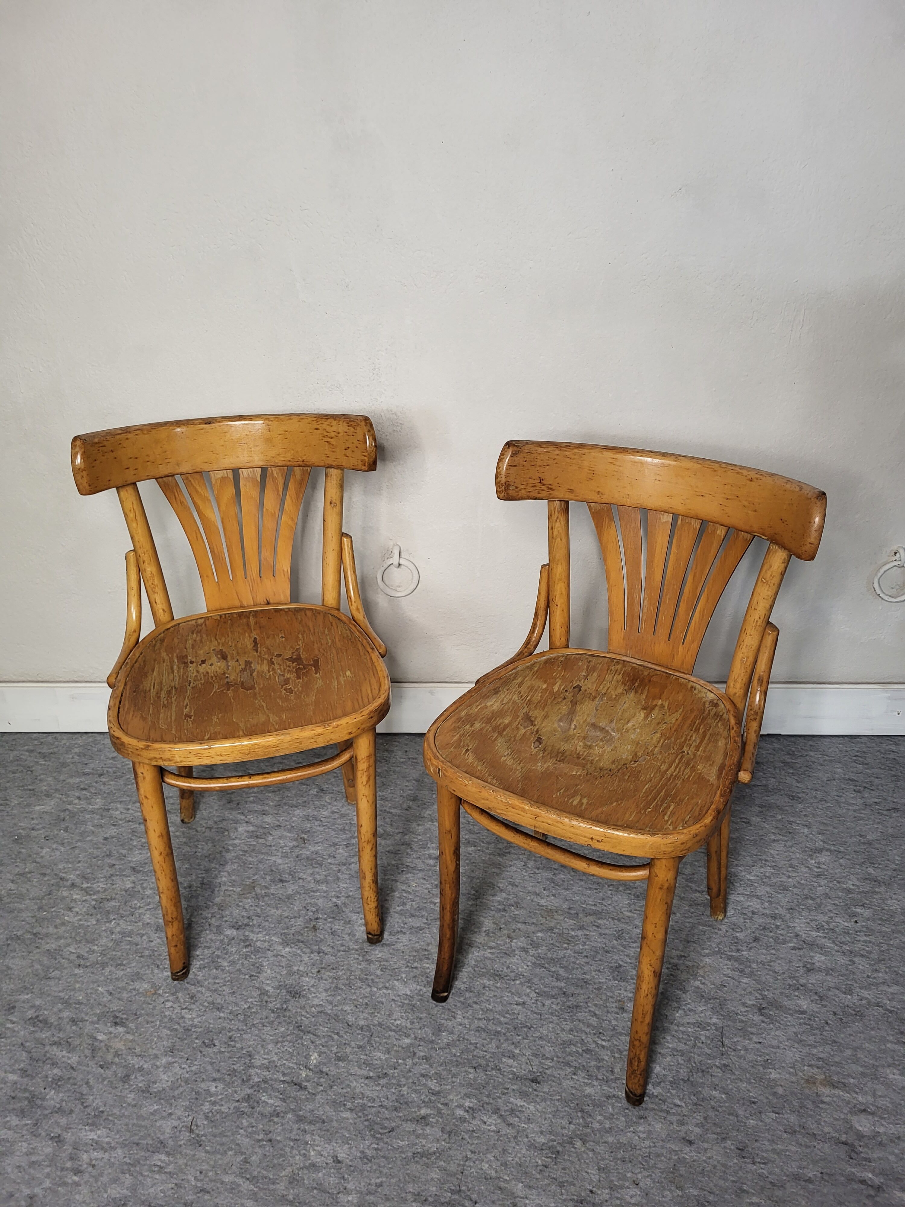 Pair of bistro chairs