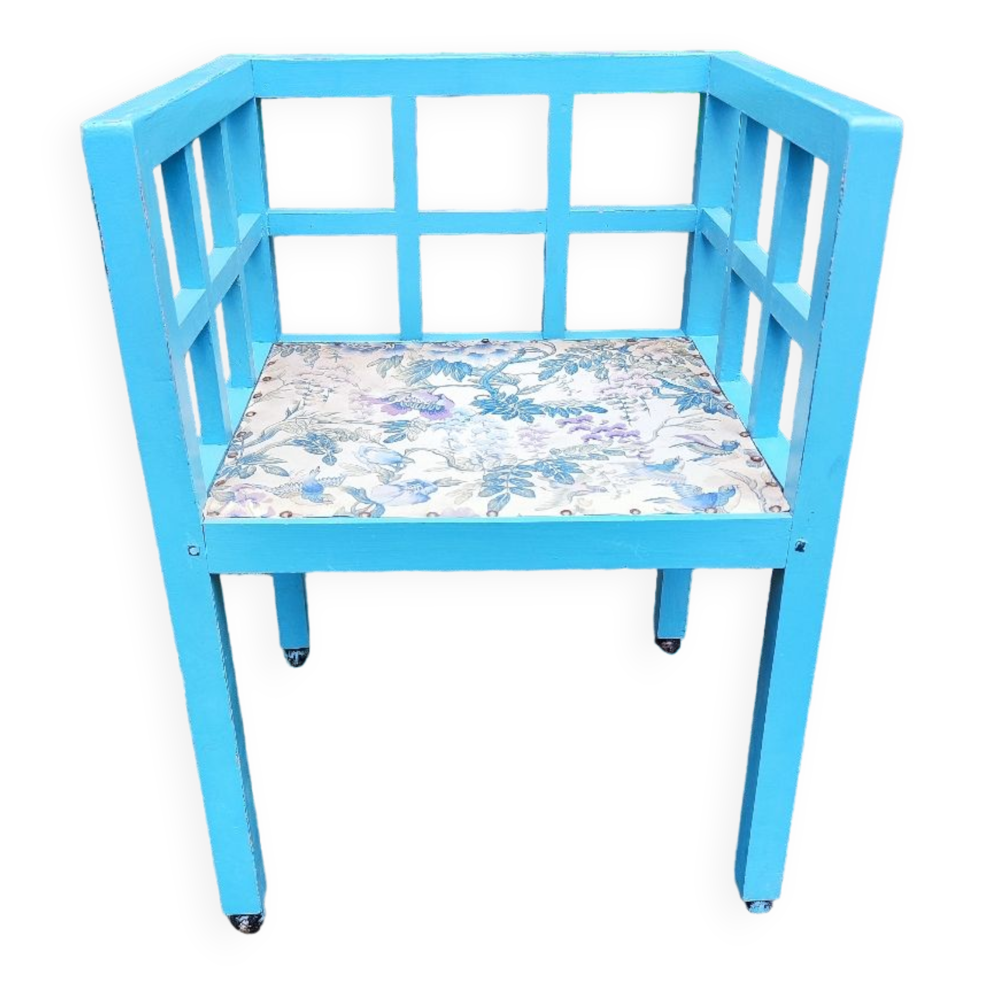 Armchair by Paul Poiret, Martine workshop edition, Georges Lepape decor - 1920