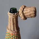 Bouteille fils scoubidou vintage