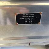 Testut balance in chromed steel