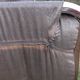 Chair tubular in Brown velvet of the 1970s