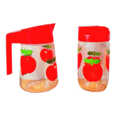 Lot carafe and storage jar henkel 60s