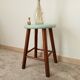 Tabouret  vintage en bois