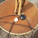 Floor lamp 60s design rattan