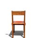 Chair S24 Pierre Chapo - Solid Elm & Cognac Leather Brutalist