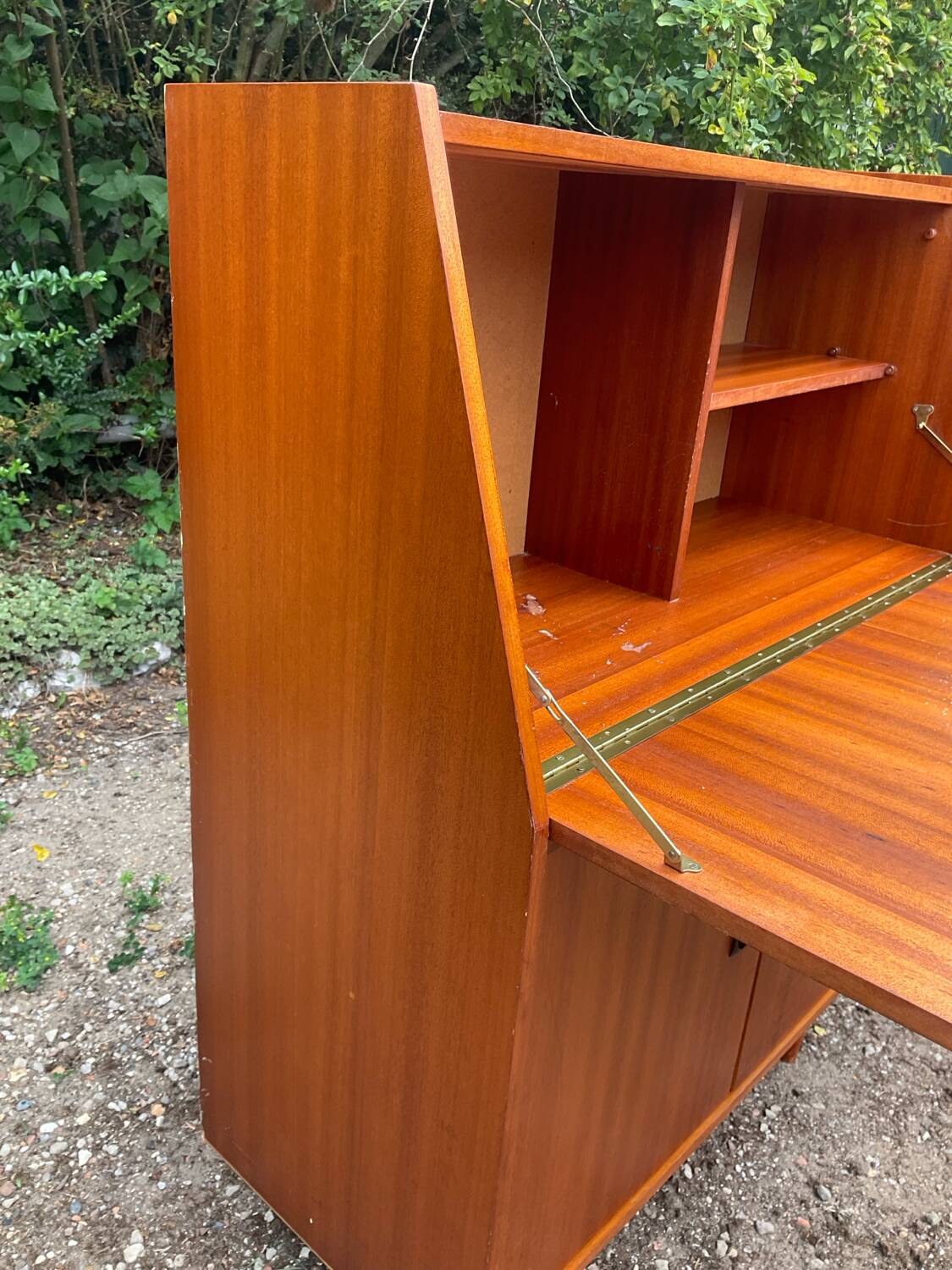 Scandinavian teak secretary furniture from the 60s and 70s