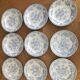 Lot 6 assiettes anciennes faïence anglaise