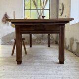 Country farmhouse table in solid beech and oak 2.5m XL