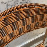 Series of 6 garden armchairs and patio Scoubidou', Italian Vintage Design 1950s