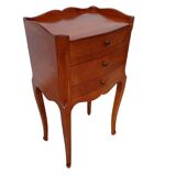 Table de chevet avec 3 tiroirs