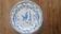 Decorative plate in French faience with bird decoration, Moustiers style.