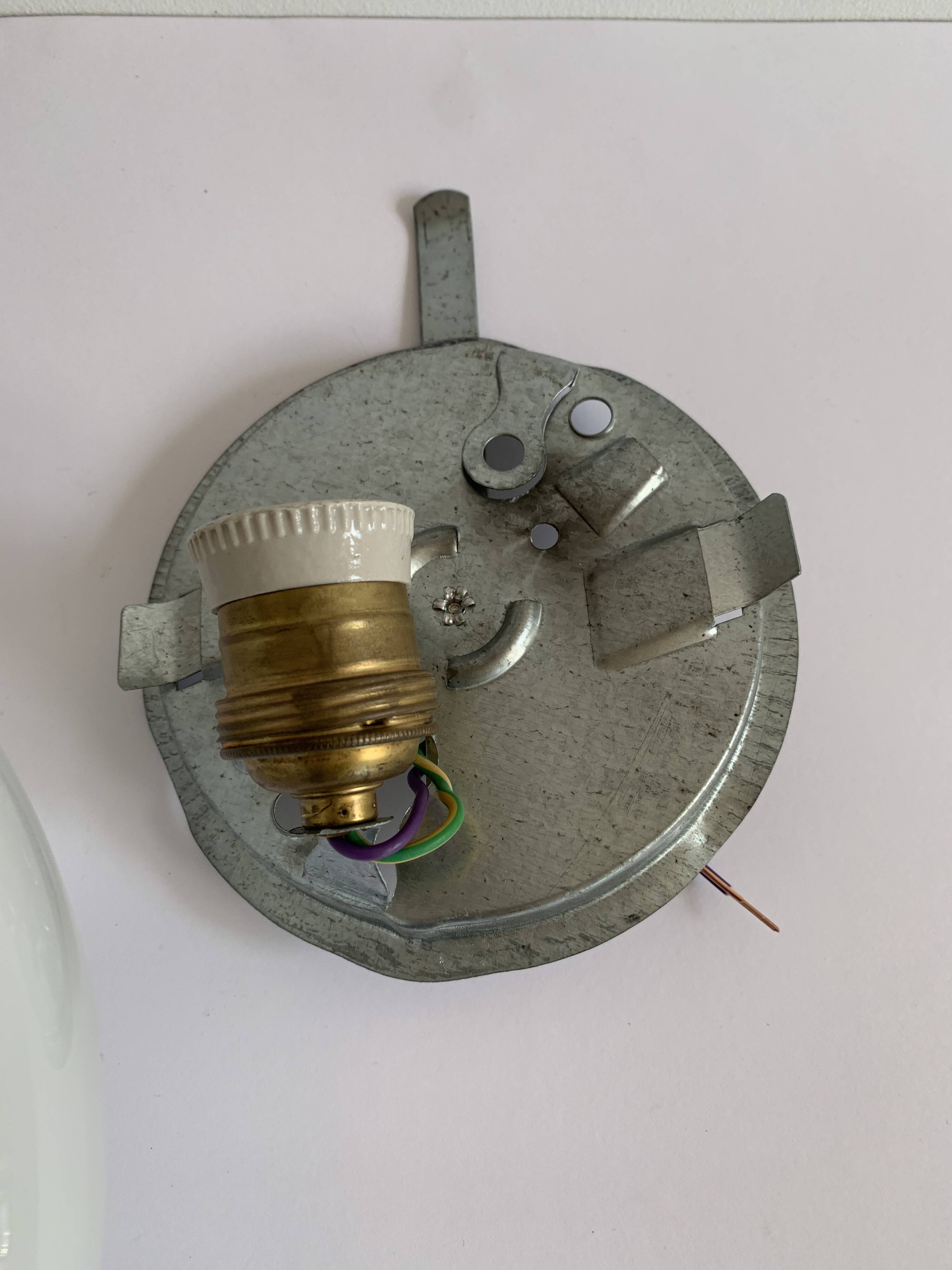 Opaline ceiling light