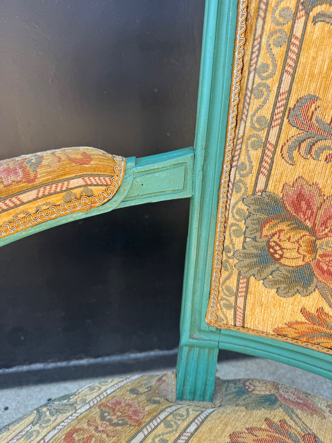 Louis XVI convertible armchair