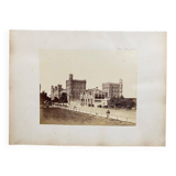 Photo Vienne Gare du Nord 19th century albumen laminated cardboard