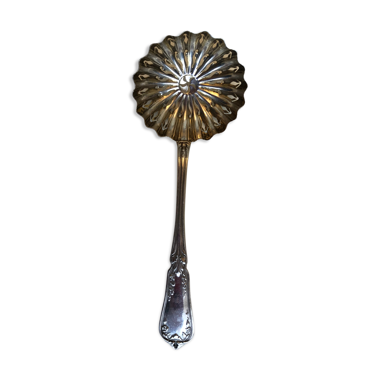 Silver sprinkler spoon