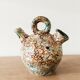 Honey ceramic jug or margoulette