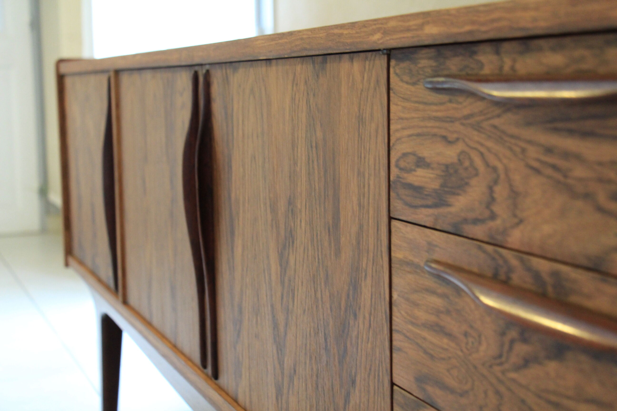 Enfilade design scandinave en palissandre de Rio