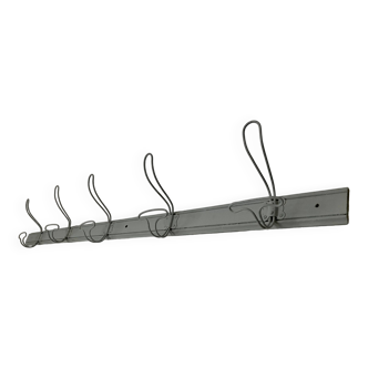 Large coat rack - 5 double hooks