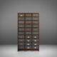 Industrial Filing Cabinet in Wood, Belgium 1920s