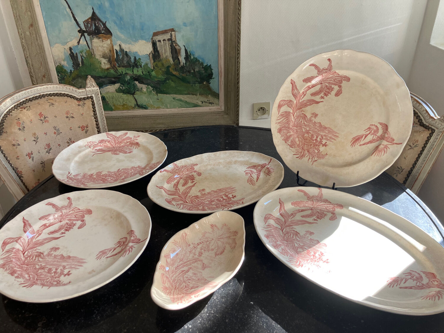 Tour De Service 3 Étages Vintage - Plateau Tapas Fromage 75cm