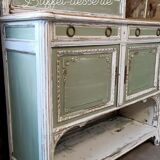 Patinated buffet service