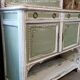 Patinated buffet service