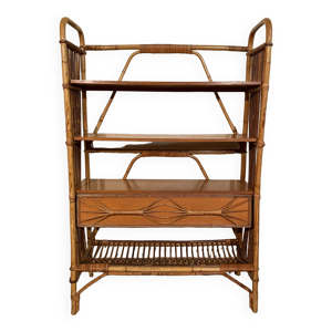 Étagère en rotin Bibliotheque