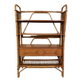 Rattan Bookshelf Drawer