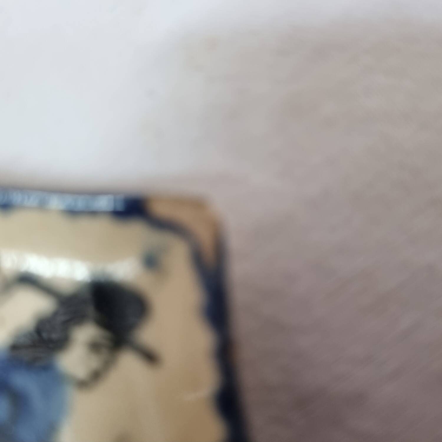 HB Henriot earthenware cup rests tea strainer