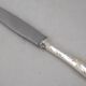 Christofle Marly, 6 table knives, silver-plated, in excellent condition.