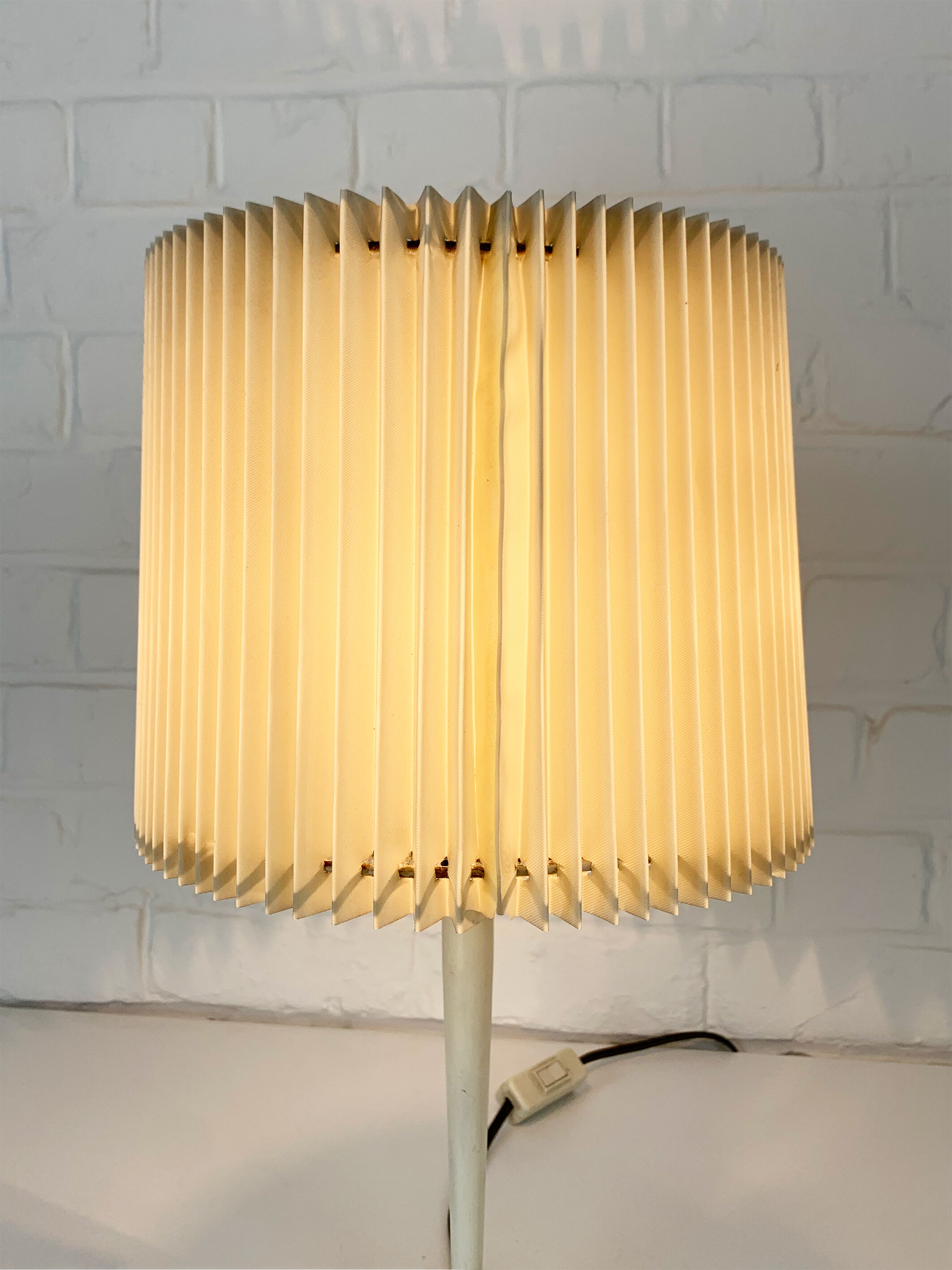 Modernist Table Lamp by J.T. Kalmar, Austria, Mid-Century Brass