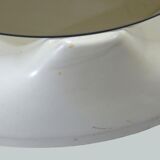 Table space age vintage glass and plastic pill