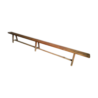 Wooden school bench 19th