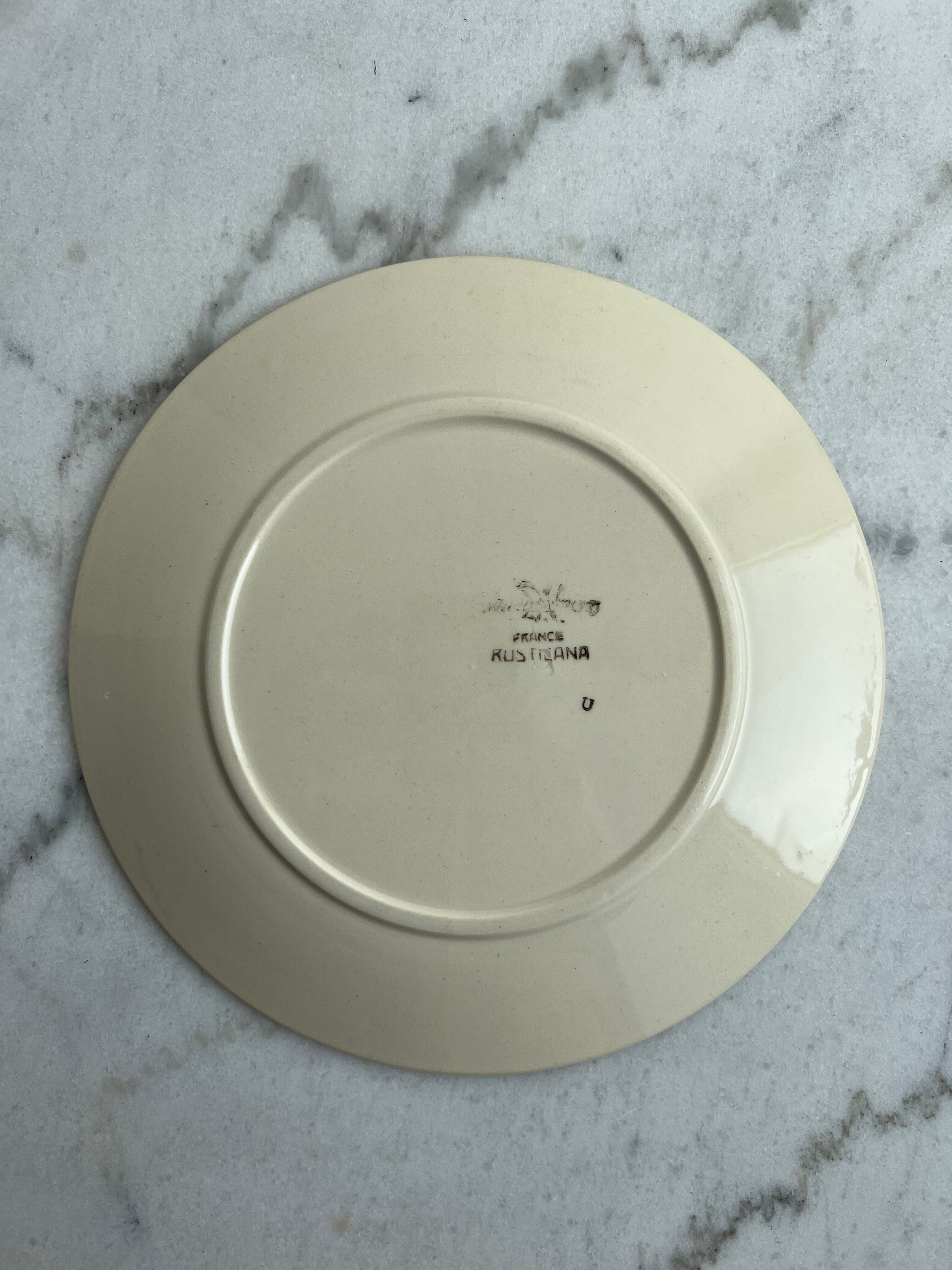 Flat plates Sarreguemines Carmen collection