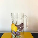 Vintage 80s carafe with fruit