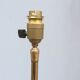 Wooden and brass lamppost 1960s
