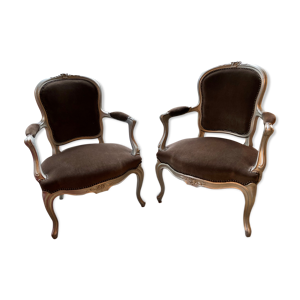 paire de fauteuils Louis