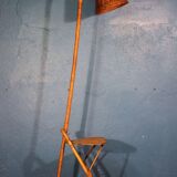 Rattan floor lamp 1950