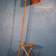 Rattan floor lamp 1950