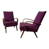 Vintage Armchairs by Jaroslav Smidek, 1960s, Set of 2