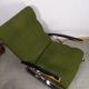 Rocking chair fauteuil a bascule chrome vert - vintage