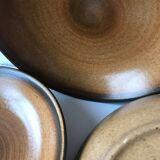 6 vintage sandstone plates