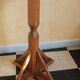 Light wood lectern unit on foot, 4 sides. Eighteenth century