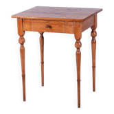 Biedermeier Side Table in Ash and Elm, Czech, 1810s