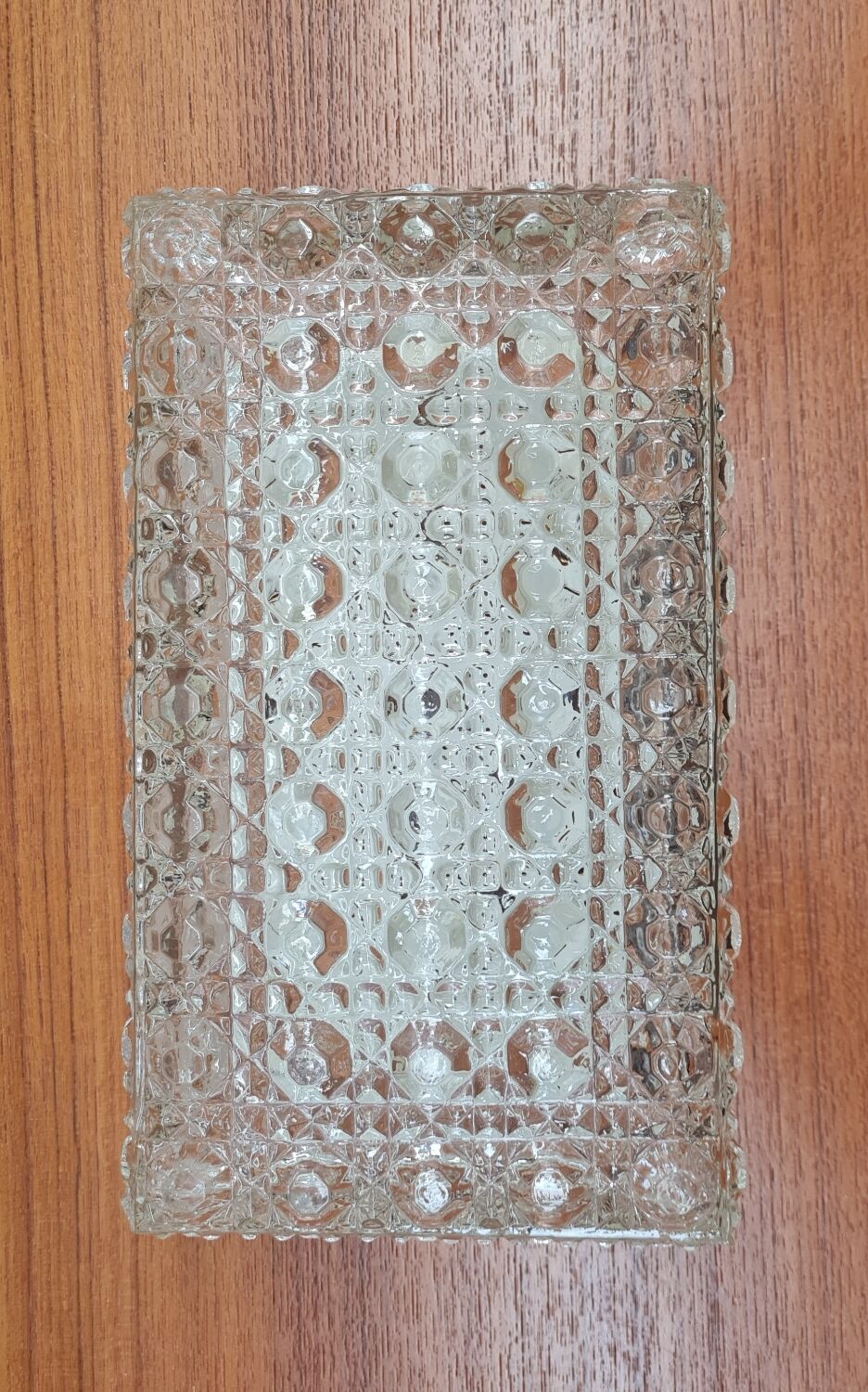 Chiseled glass ceiling light