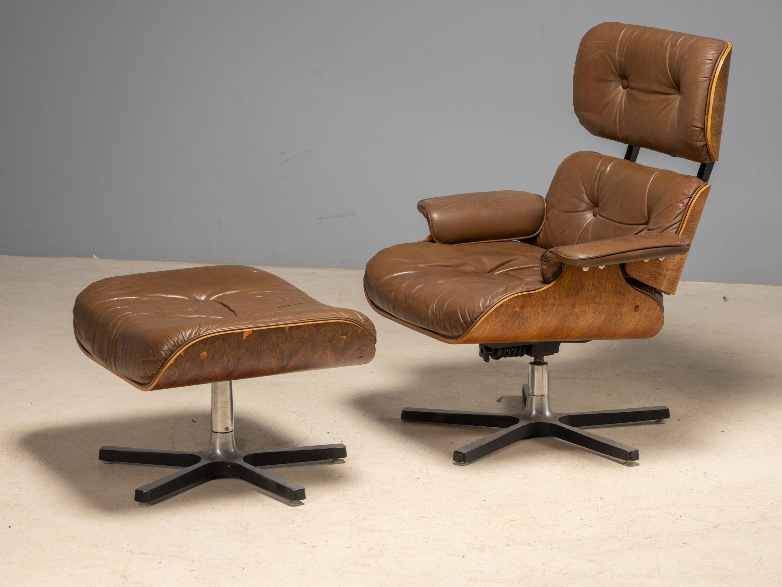 Canadian Lounge Chair and Ottoman, 1960s – Northfield Metal Products