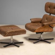 Canadian Lounge Chair and Ottoman, 1960s – Northfield Metal Products